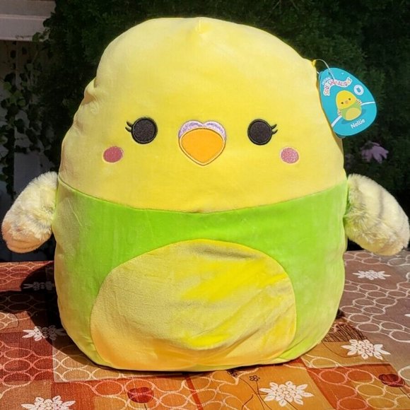 Squishmallow Nellie the Parakeet First to Market 16” NWT - Picture 1 of 9
